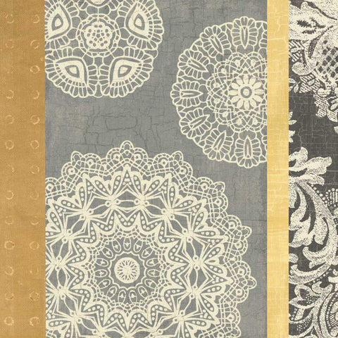 Contemporary Lace II White Modern Wood Framed Art Print by Hershey, Moira