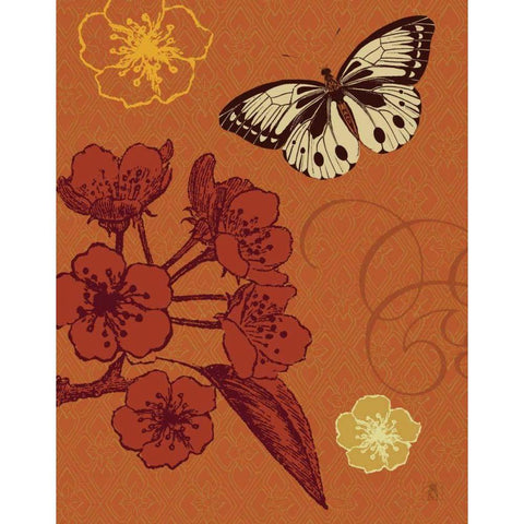 Orchard Seeker Gold Ornate Wood Framed Art Print with Double Matting by Studio Mousseau