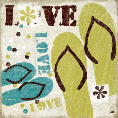 60s Revival IV Black Modern Wood Framed Art Print by Mullan, Michael