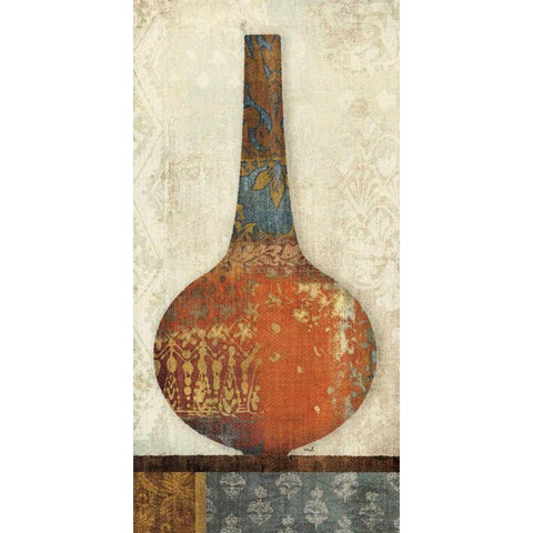 Indian Vessels I Gold Ornate Wood Framed Art Print with Double Matting by Hershey, Moira
