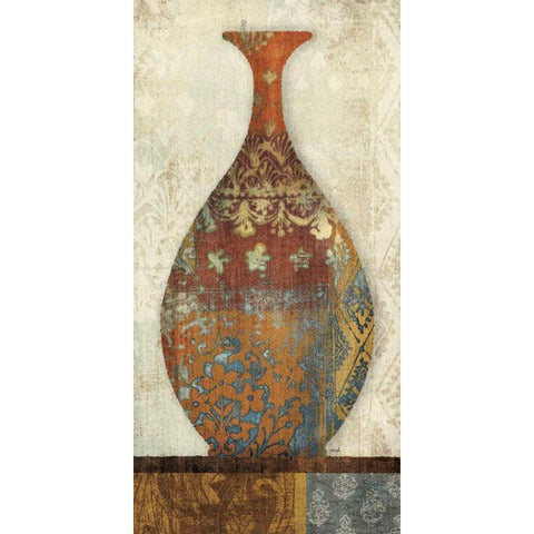 Indian Vessels II Gold Ornate Wood Framed Art Print with Double Matting by Hershey, Moira