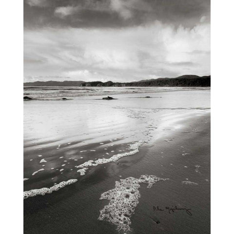 Shi Shi Beach - Low Tide II White Modern Wood Framed Art Print by Audit, Lisa