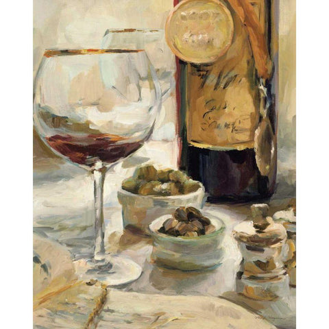 Award Winning Wine I White Modern Wood Framed Art Print by Hageman, Marilyn