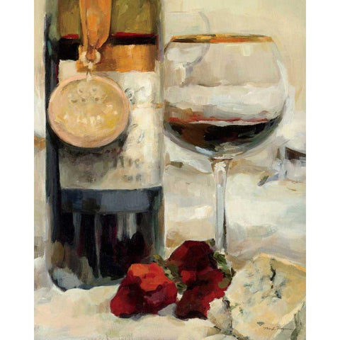 Award Winning Wine II White Modern Wood Framed Art Print by Hageman, Marilyn