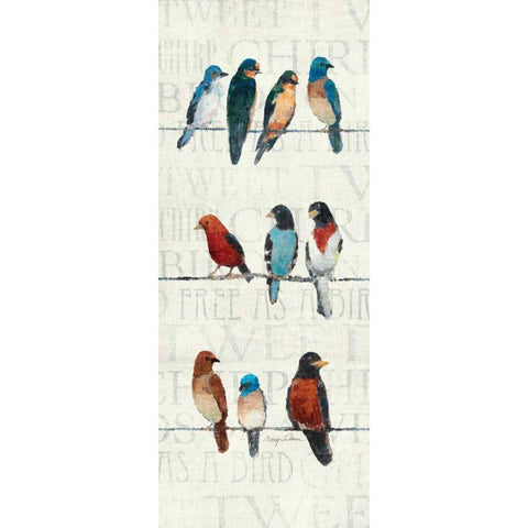 The Usual Suspects Panel I Black Modern Wood Framed Art Print with Double Matting by Tillmon, Avery