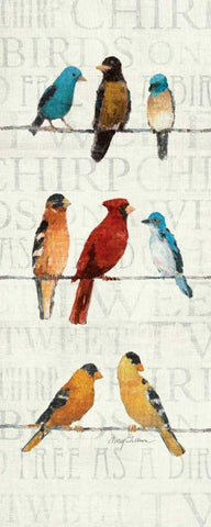 The Usual Suspects Panel II White Modern Wood Framed Art Print with Double Matting by Tillmon, Avery