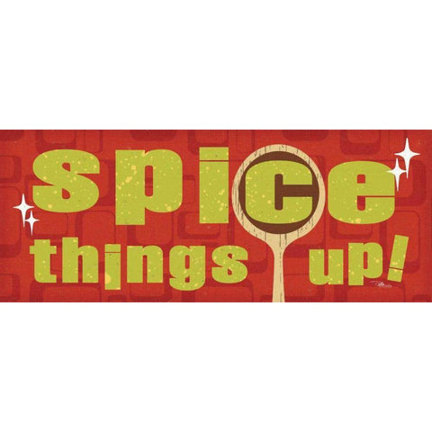 Kitchen It VII White Modern Wood Framed Art Print by Pela Studio