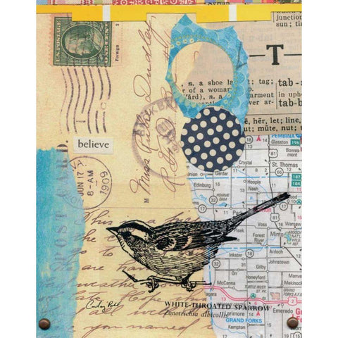 Perched II Black Modern Wood Framed Art Print by Prahl, Courtney