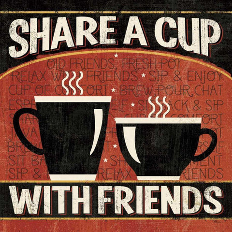 Coffee Roasters III Black Modern Wood Framed Art Print with Double Matting by Pela Studio