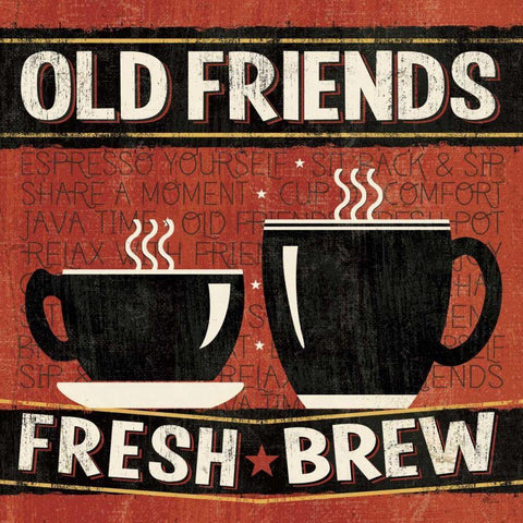 Coffee Roasters IV Black Modern Wood Framed Art Print by Pela Studio