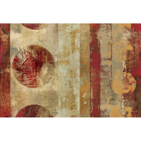 Caribbean Sunrise Gold Ornate Wood Framed Art Print with Double Matting by Silva, Roque