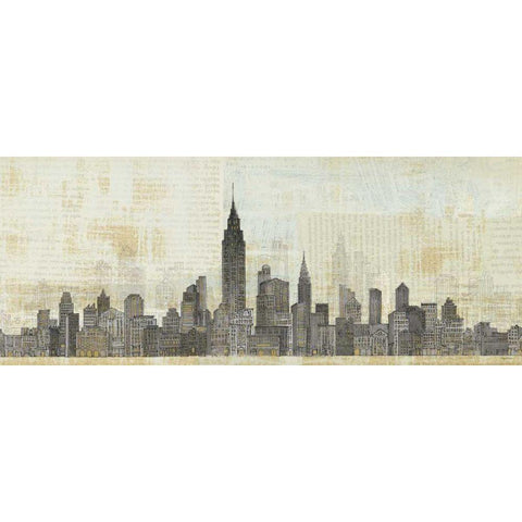 Empire Skyline Gold Ornate Wood Framed Art Print with Double Matting by Tillmon, Avery