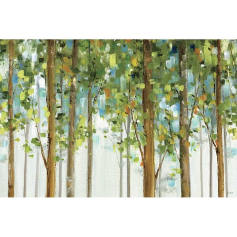 Forest Study I Crop White Modern Wood Framed Art Print by Audit, Lisa