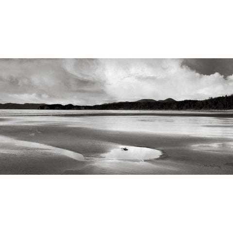 Shi Shi Beach Sunse Black Modern Wood Framed Art Print by Audit, Lisa