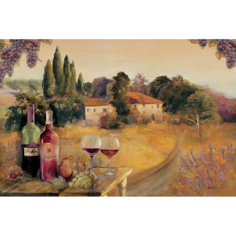 Spoleto Afternoon Black Modern Wood Framed Art Print by Hageman, Marilyn