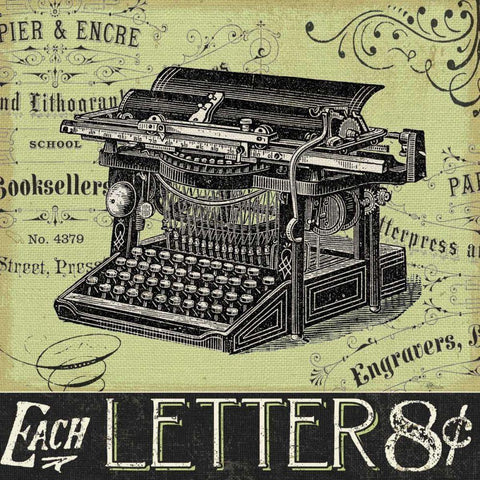 Memorabilia II Black Modern Wood Framed Art Print by Pela Studio