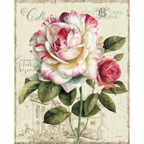 Garden View III - Rose Gold Ornate Wood Framed Art Print with Double Matting by Audit, Lisa
