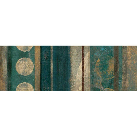 Bora Blue White Modern Wood Framed Art Print by Silva, Roque