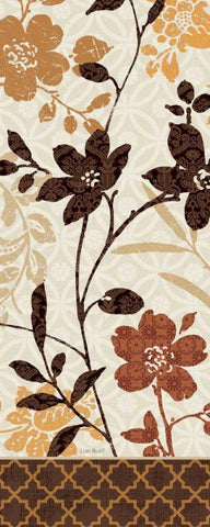 Botanical Touch Panel I White Modern Wood Framed Art Print with Double Matting by Audit, Lisa