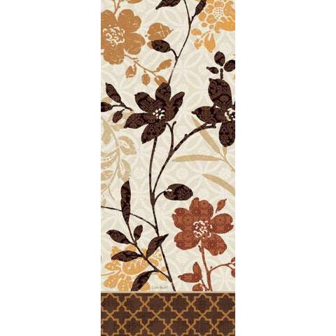 Botanical Touch Panel I Black Modern Wood Framed Art Print with Double Matting by Audit, Lisa