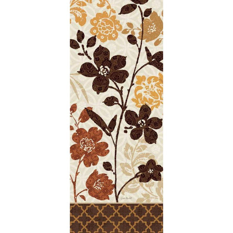 Botanical Touch Panel II Black Modern Wood Framed Art Print with Double Matting by Audit, Lisa