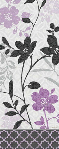 Botanical Touch  I White Modern Wood Framed Art Print with Double Matting by Audit, Lisa