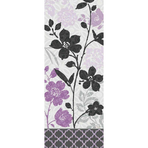 Botanical Touch II Black Modern Wood Framed Art Print with Double Matting by Audit, Lisa