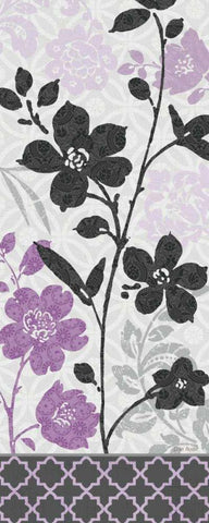 Botanical Touch II Black Ornate Wood Framed Art Print with Double Matting by Audit, Lisa