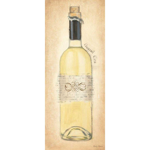 Grand Cru Blanc Bottle White Modern Wood Framed Art Print by Adams, Emily