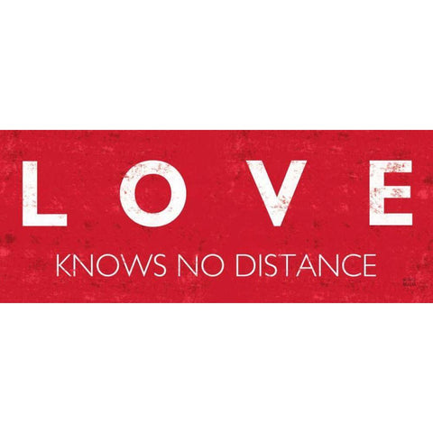 Love Knows No Distance Gold Ornate Wood Framed Art Print with Double Matting by Mullan, Michael