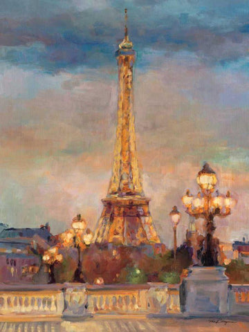 The Beginning of Evening White Modern Wood Framed Art Print with Double Matting by Hageman, Marilyn