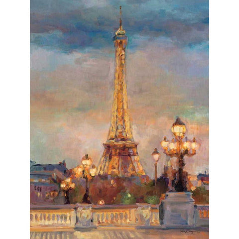 The Beginning of Evening Black Modern Wood Framed Art Print by Hageman, Marilyn