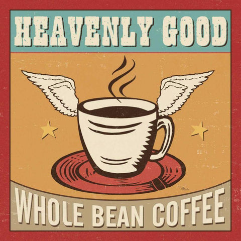 Coffeehouse IV Black Modern Wood Framed Art Print with Double Matting by Pela Studio