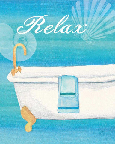 Seashells Spa II No Border White Modern Wood Framed Art Print with Double Matting by Charron, Veronique