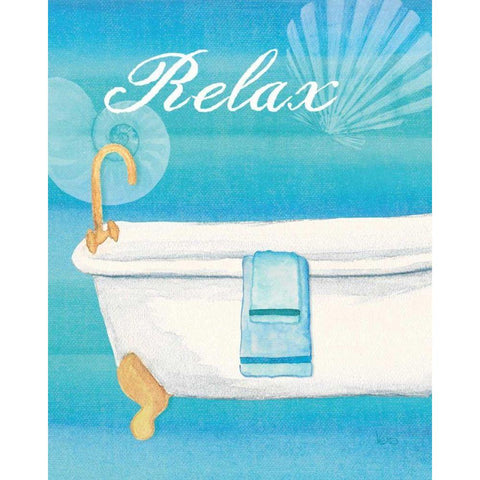 Seashells Spa II No Border Gold Ornate Wood Framed Art Print with Double Matting by Charron, Veronique