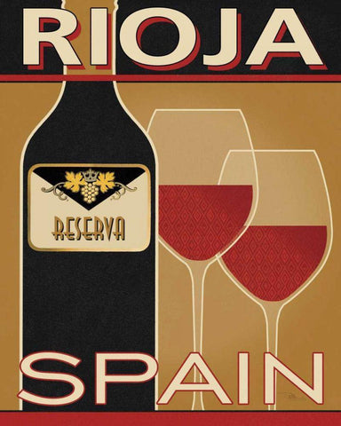 Rioja White Modern Wood Framed Art Print with Double Matting by Pela Studio