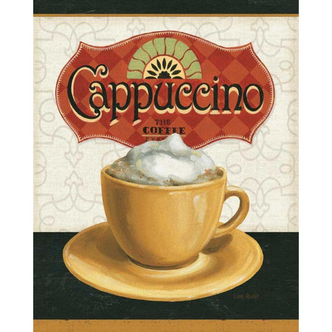 Coffee Moment I Gold Ornate Wood Framed Art Print with Double Matting by Audit, Lisa