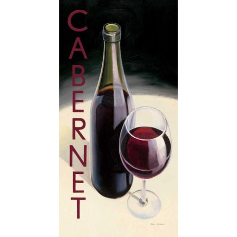 Cabernet Gold Ornate Wood Framed Art Print with Double Matting by Fabiano, Marco