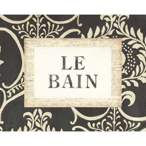 Le Bain Gold Ornate Wood Framed Art Print with Double Matting by Adams, Emily