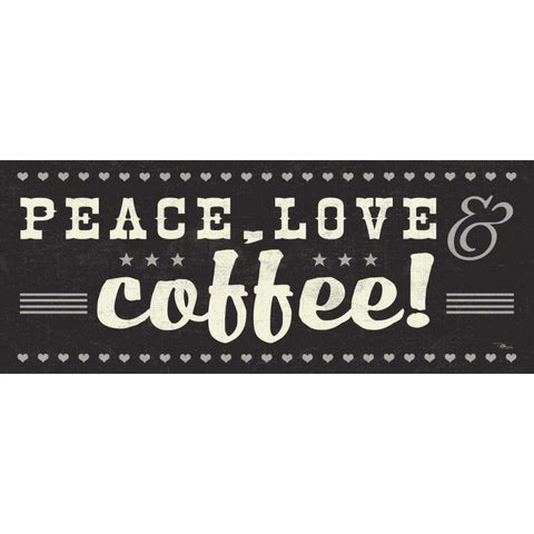 Coffee Lovers IV White Modern Wood Framed Art Print by Pela Studio