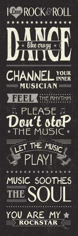 Music Lovers I Black Ornate Wood Framed Art Print with Double Matting by Pela Studio