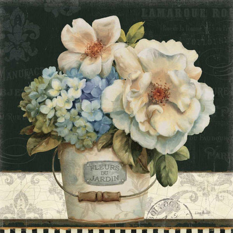 French Vases I White Modern Wood Framed Art Print with Double Matting by Audit, Lisa