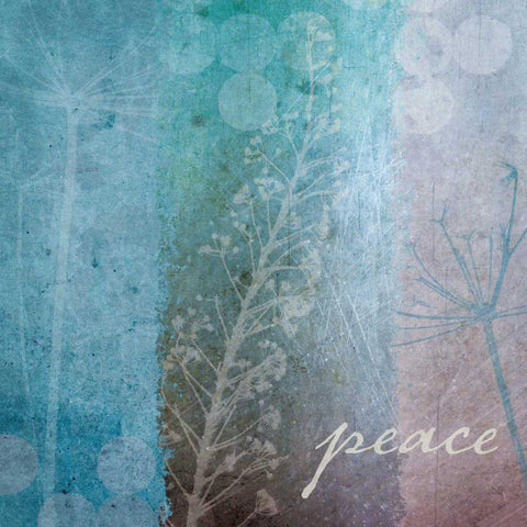 Ethereal Inspirational Square I Black Modern Wood Framed Art Print with Double Matting by Wild Apple Portfolio