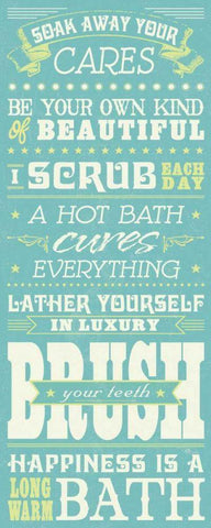 Wash Up I Black Ornate Wood Framed Art Print with Double Matting by Pela Studio