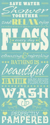 Wash Up II Black Ornate Wood Framed Art Print with Double Matting by Pela Studio