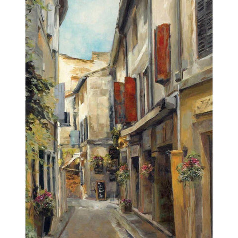 Old Town I Black Modern Wood Framed Art Print by Hageman, Marilyn