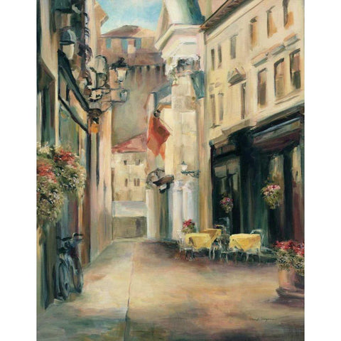 Old Town II Black Modern Wood Framed Art Print by Hageman, Marilyn