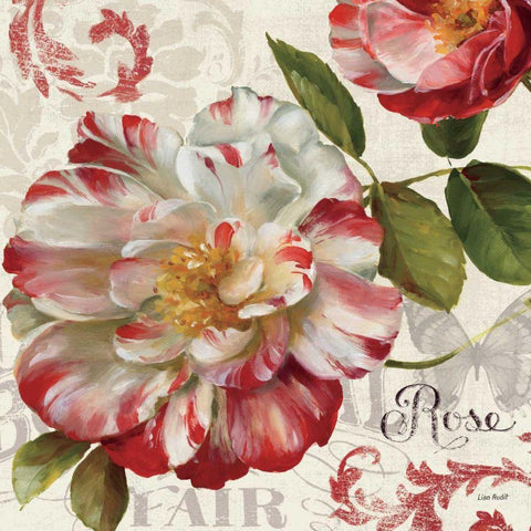 Spring Flair II White Modern Wood Framed Art Print by Audit, Lisa