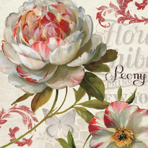 Spring Flair III Black Modern Wood Framed Art Print by Audit, Lisa