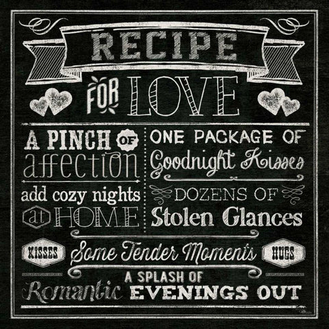 Thoughtful Recipes III Black Modern Wood Framed Art Print by Pela Studio